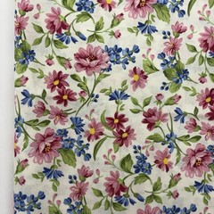 Robert Kaufman Pretty Sweet Floral & Pink Unbranded Quilt Cotton Fabric 2 Yards