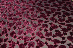 2.6 yd/ Vintage Silk velvet Devore fabric Luxury Silk Uzbek Oriental cloth