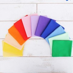 Premium Fat Quarter Bundles – 19 Color Option – 100% Cotton Quilting Fabric Sets