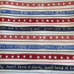 36” Of Cotton Land Of Free (640)