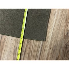VTG Military Wool Blanket Olive Green Fabric Textile Large Rectangle Utility