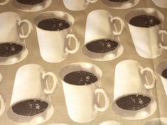1-1/2 Yds x 54″ Heavyweight 100% Cotton Home Decor Upholstery Fabric Cup Coffee