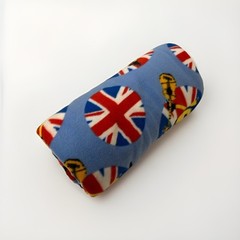 Minion Stuart Guitar Graphic Print United Kingdom Union Flag Fleece Fabric 3 yds