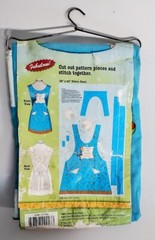 Domestic Diva Vtg Style Well-behaved women rarely make Apron~Fabric Pattern Kit
