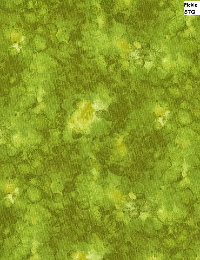 Solid-ish Tone on Tone cotton quilt fabric BTY Timeless Treasure PICKLE green