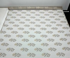 BALLARD DESIGNS FLORAL TAUPE SUNBRELLA PERFORMANCE FURNITURE FABRIC BY YARD 54″W