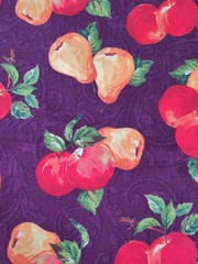Joann Fabric Style #LA39137 2 Yards x 42″ Apples and Pears