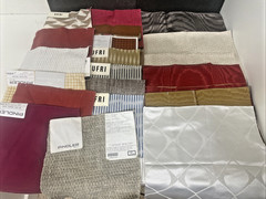 Fabric Samples Square Jab, Kufri, Carlucci Lot of 70 PC Multi Color Design