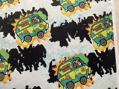 Fabric Scooby Doo Bus By Camelot Fabric 15” X 92” 102
