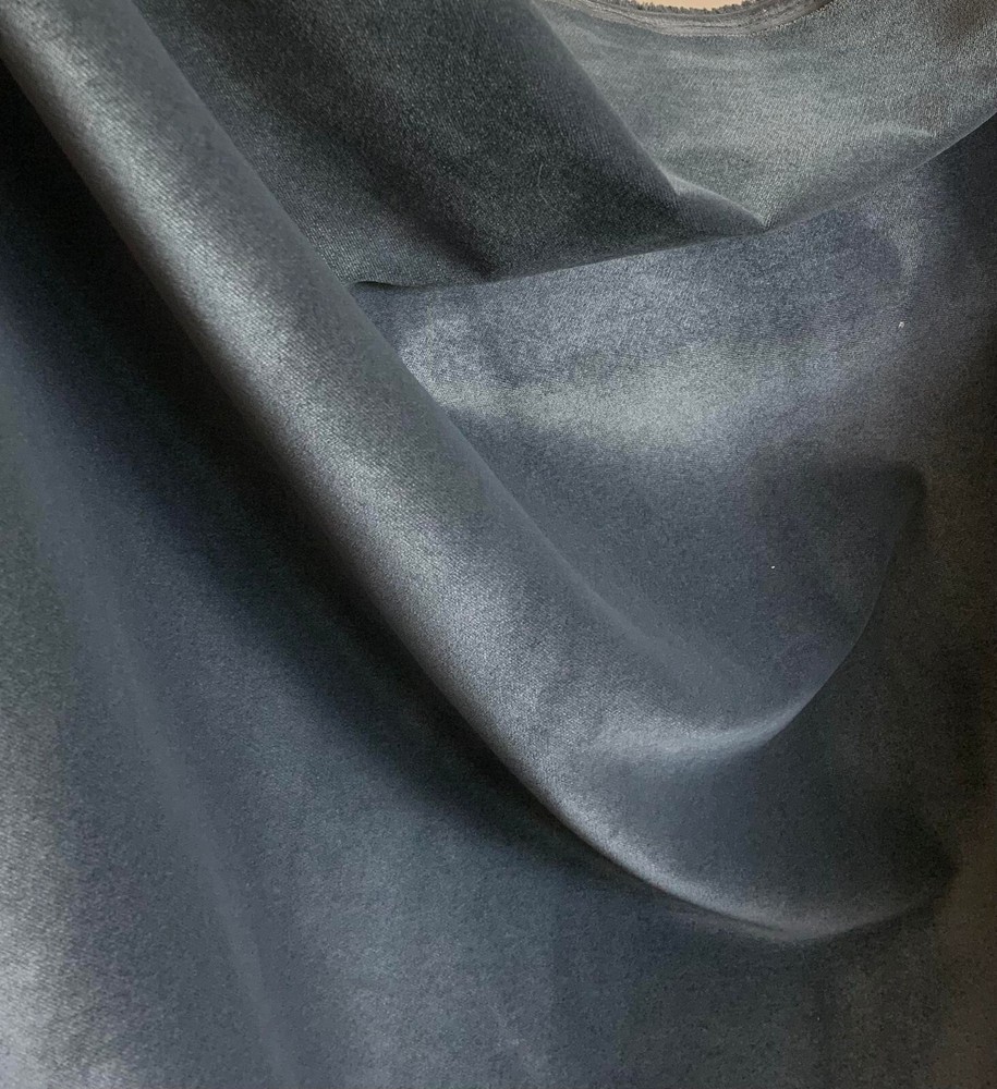 Charcoal Gray – Upholstery Weight Velvet Fabric