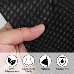 Cambric Dust Cover Fabric Black 3 Yards x 63 Inches, 3 yard pre cut,