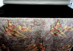 Ralph Lauren Hunting Manor Paisley, Italian Cotton Velvet, BTY, Sable