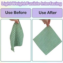 Iron-On Non-Woven Fusible Interfacing 15.7 Inch x 54.7 15.7Inch x 54.7Yard