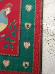 Partridge in a Pear Tree 12 Twelve Days of Christmas Pillow Square panel 18×20