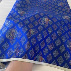 SILK BLUE FABRIC 10 Yards x 23 Inches Wide or 360 Inches x 23 Wide