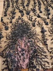 10 Colors 3D Beaded Lace Fabric Shiny Sequin Dress Dress DIY Decor Fabric Lace