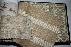 Big FABRIC SAMPLE BOOK Red Spice SEDONA Autumn 45pcs LOT Print Embroidery Woven