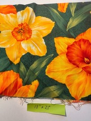 Floral Fabric Lot – Approx. 12 Yds Total Quilting Cotton Brights & Cottagecore