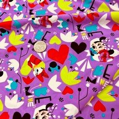 Animated Characters Print 4-way Stretch Fabric 60″ wide Swimsuit Spandex By Yard