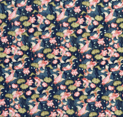 Studio E Koi Garden Small Koi Fish Multi Fabric By The Yard