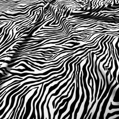 Animal Print Zebra 4 way Stretch Spandex Fabric 60″ wide by Yard for Swimwear