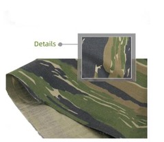 TC Polyester Cotton Tiger Stripe Camo Fabric Wear-resistant Cloth f DIY Uniform