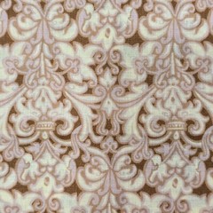 Cotton Fabric 36″x42″ Reproduction Vibe Creamy Yellow Brown Blender Scrollwork