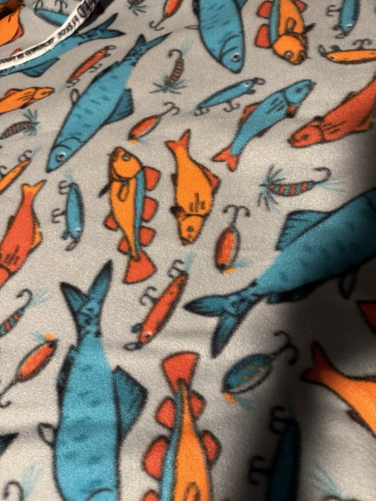 Blizzard Fleece – 1 Yard 14”- Fish