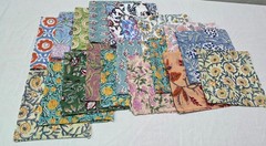 100 Mix Charm Pack Cotton Squares Patchwork Quilting Fabric Bundle Scraps Lot,