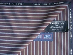 100% PURE WOOL WORSTED BLAZER FABRIC – MADE IN ENGLAND -2.0 m