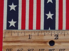 Fabric Stars and Stripes lame Fabric Traditions 1998s 44″ x 36″ BTY no:788