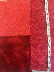 Junk Journal Fabric Lot Moda Grunge Christmas Red Green Scrap Quilting 16pc