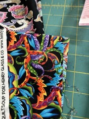 Lot of Black Quilt Fabric Remnant Scraps Almost 9 Oz Cotton Dark F65