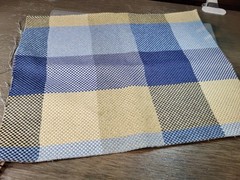 Blue & Gold Upholstery Fabric Bundle Light to Medium Weight Sewing Destash
