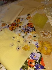 YELLOW Inspiration for Slow Stitching, Junk Journal Craft Supplies