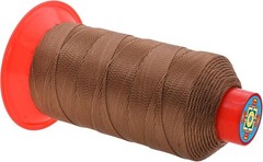 Mandala Crafts Bonded Nylon Thread – Russet T350 #346 210D/15, Brown