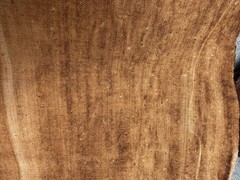 Hand Dyed Persimmon Fabric | Rustic Vintage Homespun Textile | Half Yard Cut