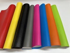 Microfiber Leather | Carbon Fiber Embossed | Assorted Colors | 0.8mm Thickness