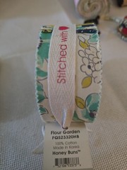 Quilting Fabric. Flour Garden Small Jelly Roll . Strip 1.5 Inches. Blue Florals