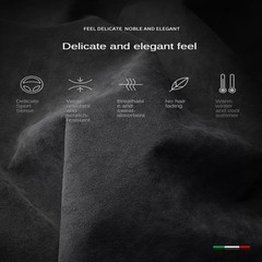 New Premium 3MM Black 250cm*150cm Headliner Fabric Foam Backed Upholstery Suede