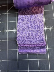 18 PC 2.5″ Jelly Roll Strips Die Cut Beautiful Mix, Purple bundle of joy