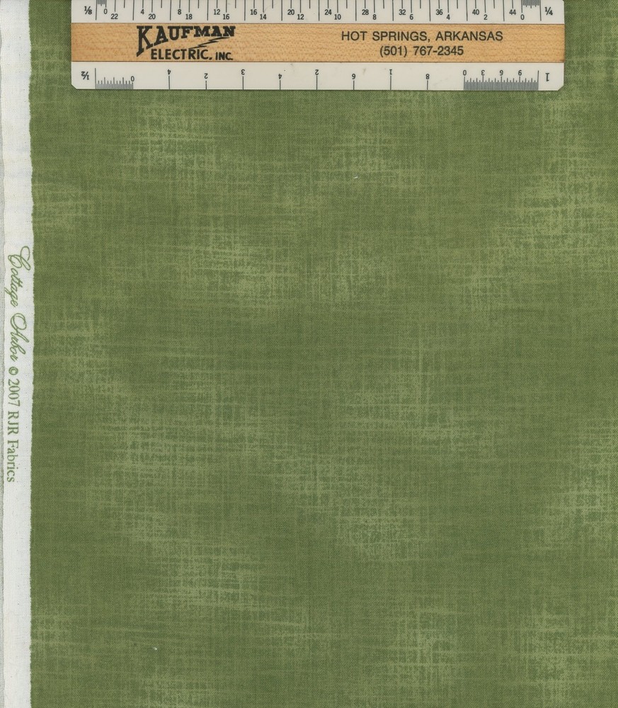 Cottage Arbor 2007 RJR Fabrics Green Blender Cotton Fabric BTY