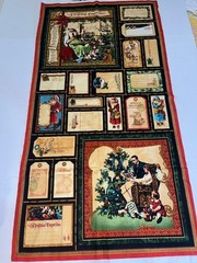 2 CUTS COTTON QUILT FABRIC, CHRISTMAS EMPORIUM, GRAPHIC 45, WILMINGTON
