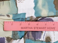 NEW VTG Dress Fabric 8+ Yards One Running Piece Old World Abstract FLAWED 60Wide