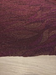 Purple Metallic Shimmer Fabric 99×63 Abstract Glitter Upholstery Craft Cloth