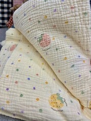 100% Cotton Crinkle Double Gauze Fabric Soft Breathable Muslin 2 yards