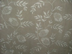 1.4 Metres iLiv Vinery Stone Embroidered Fabric Curtain Upholstery Cushion Craft