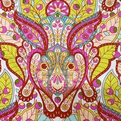 18″ x 21″ Fat Quarter FQ Tula Pink Slow & Steady The Hare OOP Cotton Fabric