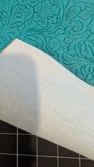 Turquoise Western faux leather vinyl 12″ x 54″ rolls sewing embroidery purses