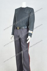 Captain James T. Kirk Cosplay Costume For Star Trek Top Pants Outfit Suit Set